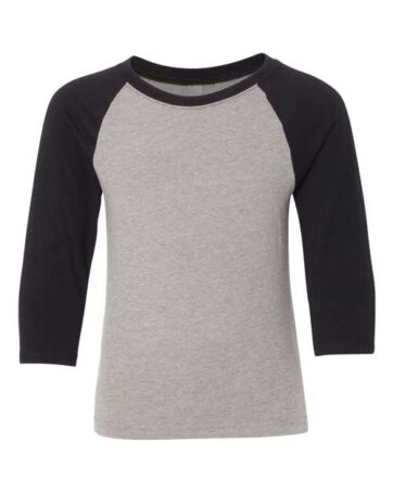 Next Level – Youth CVC Three-Quarter Sleeve Raglan T-Shirt – 3352